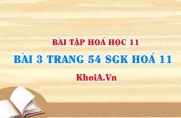 Bài 3 trang 54 SGK Hoá 11: Nội dung về Axit Photphoric và Muối Photphat